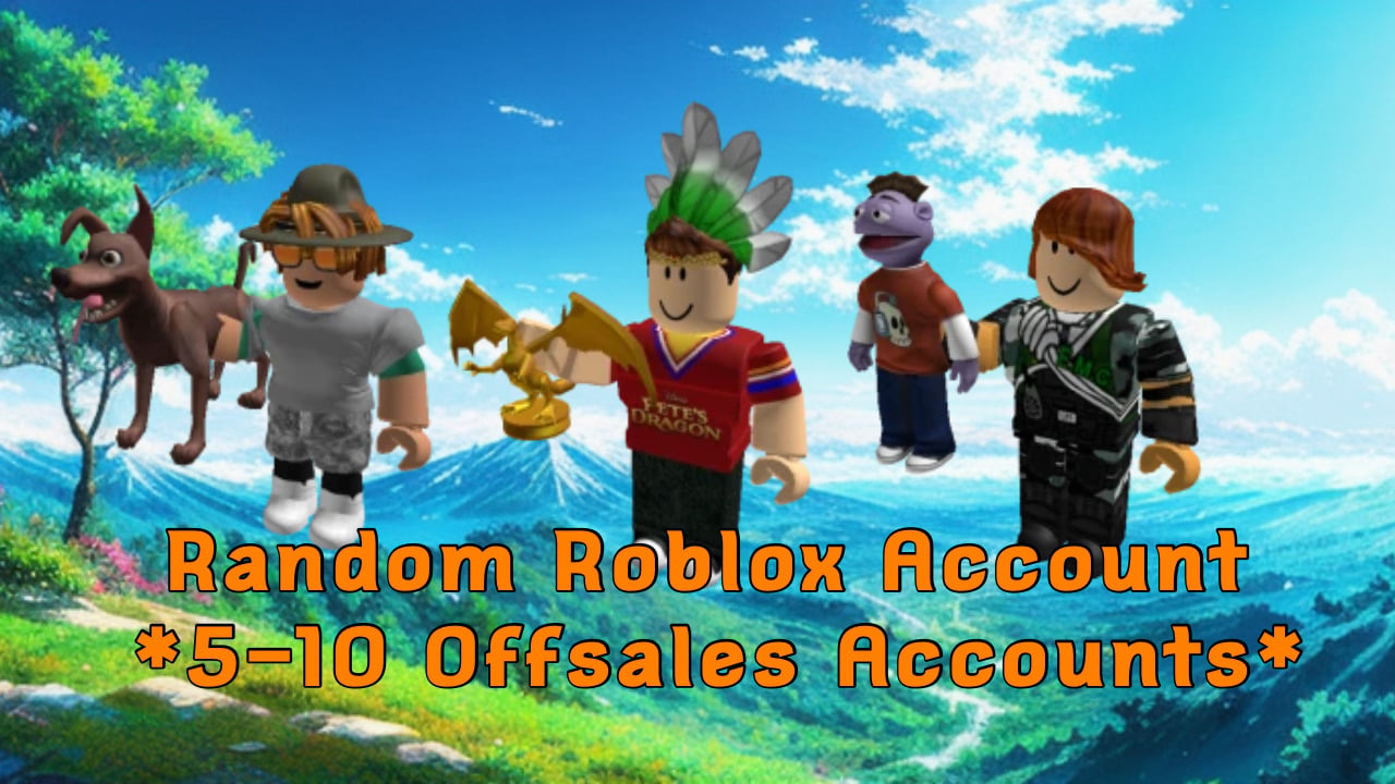 Random Roblox Account | 5-10 Offsales | *Unverified* - itsanimoo
