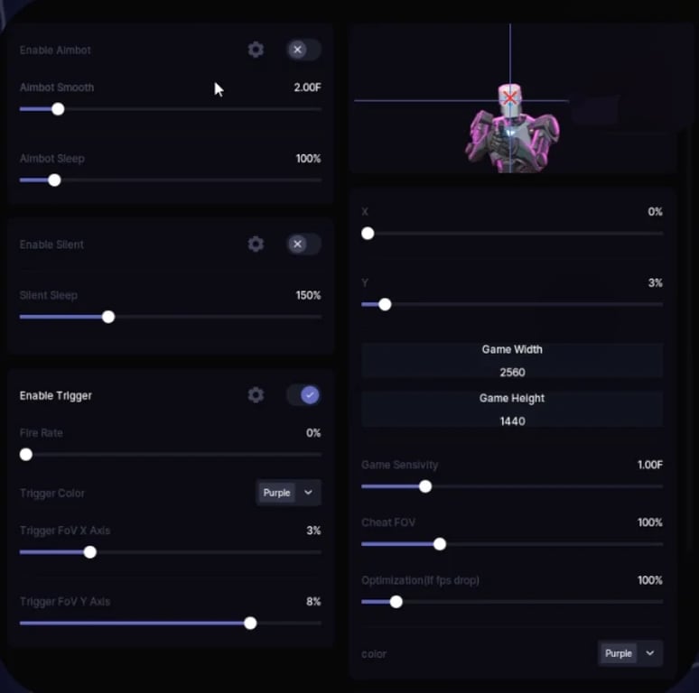 Valorant Aimbot + Triggerbot + flickbot