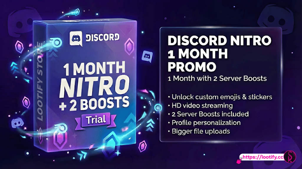 1 Month Discord Nitro [Promo]
