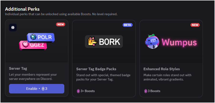NEW BADGE PACK (Beta) Servers