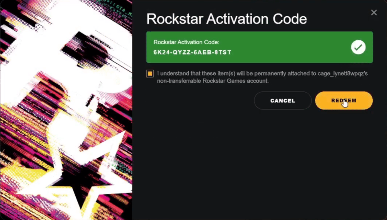 Rockstar Activation Codes
