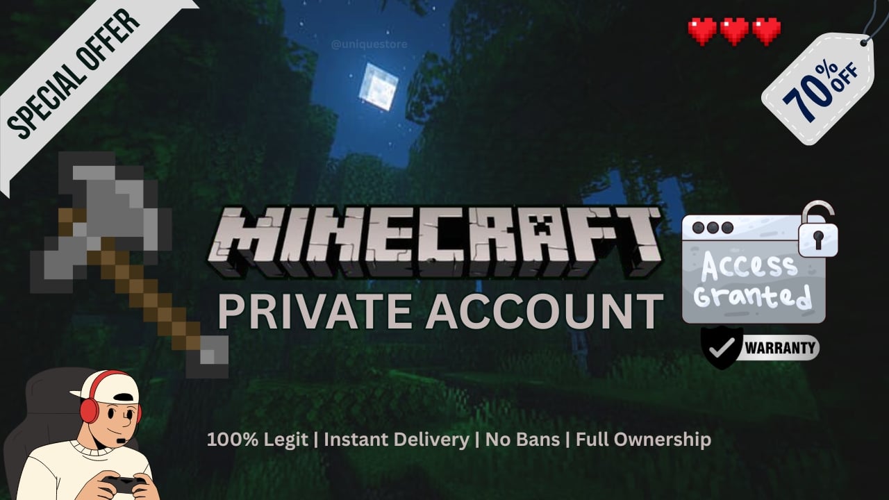MINECRAFT PRIVATE ACCOUNT