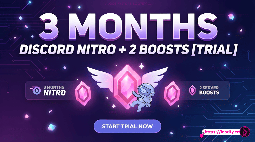 3 Months Discord Nitro [Promo]