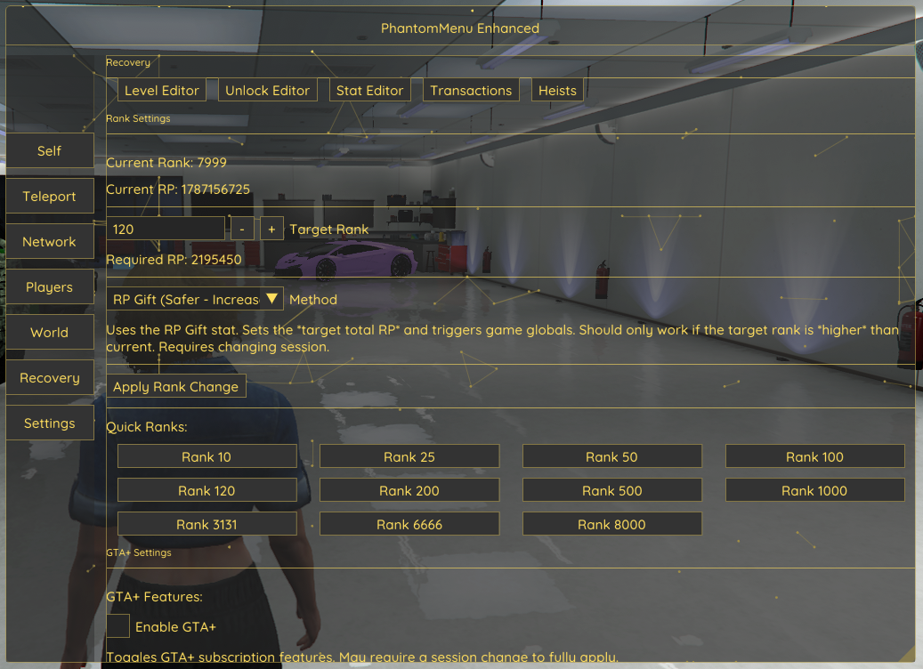 PhantomMenu GTA Lifetime Key
