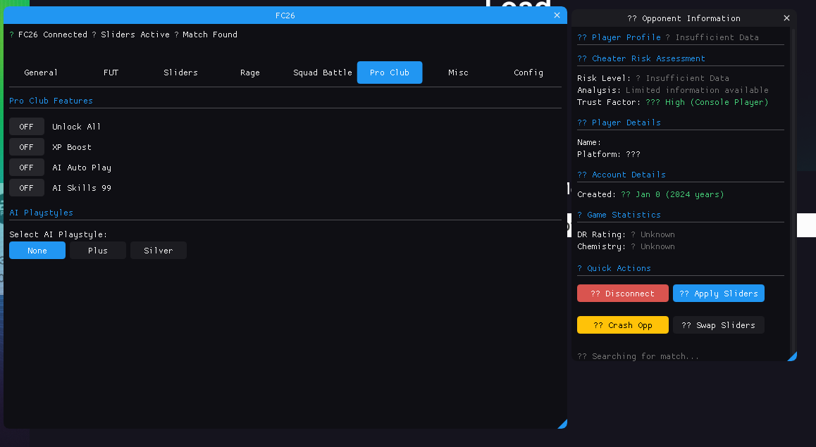 Fc26 Cheat Hack | Undetectable FC26 Cheat 2026