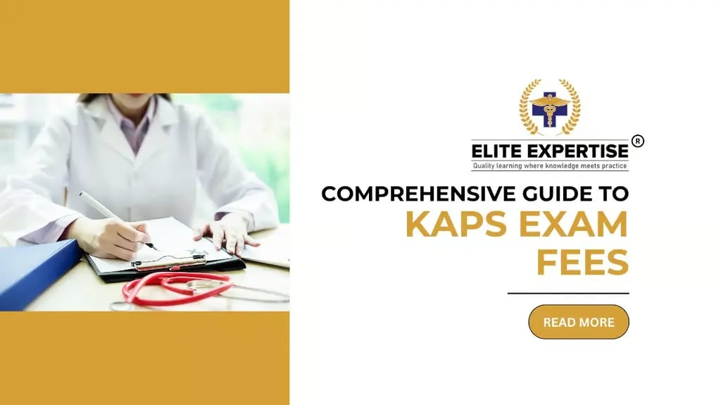Guide to KAPS Exam Fees and Refunds for Foreign Pharmacists | Elite ...