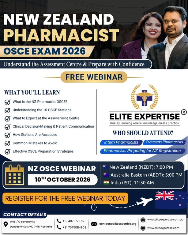 New Zealand Intern OSCE Exam Webinar