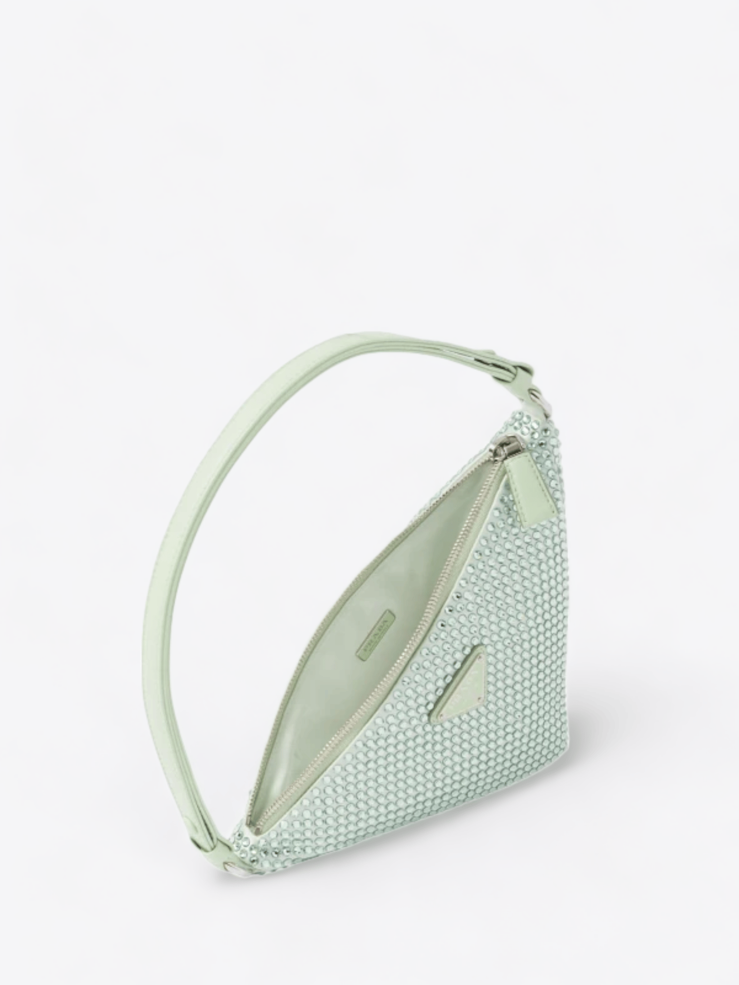 Tasche Mieten Prada Triangle Aqua