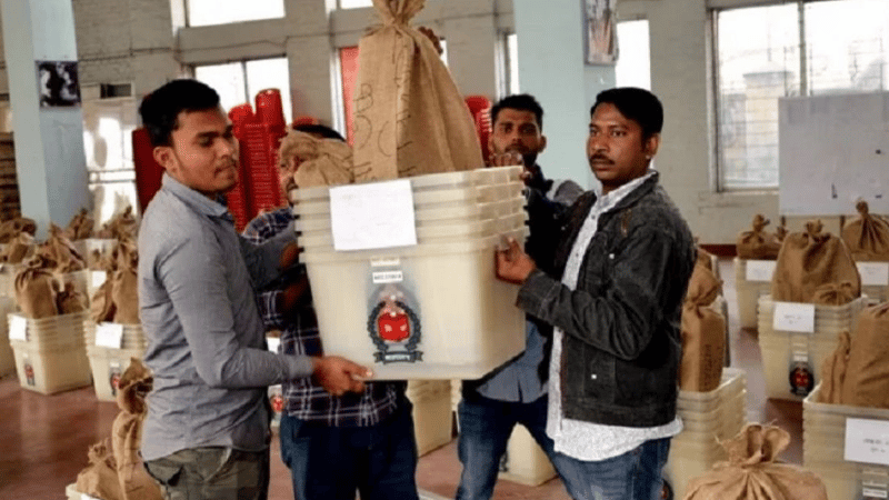 Voting materials, ballots being dispatched polling centers nationw