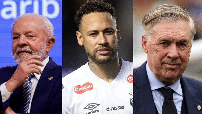 Brazil president discusses Neymar's World Cup future with Brazil coach Ancelotti