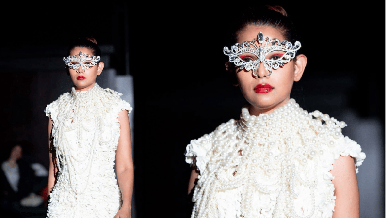 Maksuda Akhter Prioty walks as showstopper at New York Fashion Week