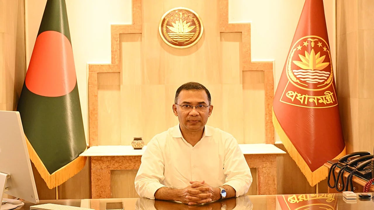 Prime Minister Tarique Rahman holds first office at Tejgaon