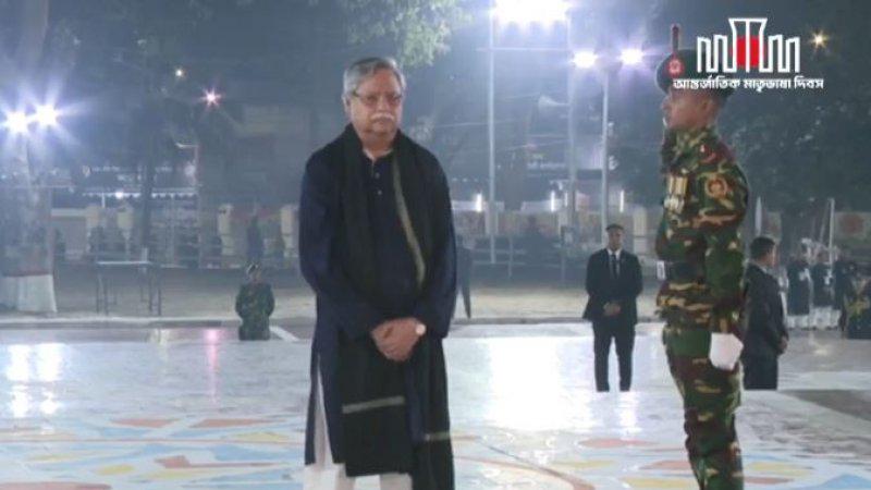 President pays homage to language heroes