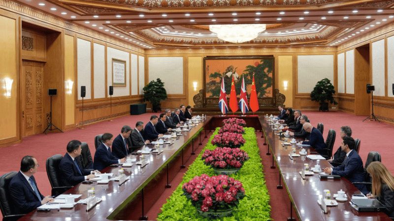 UK PM Starmer meets Xi Jinping in Beijing