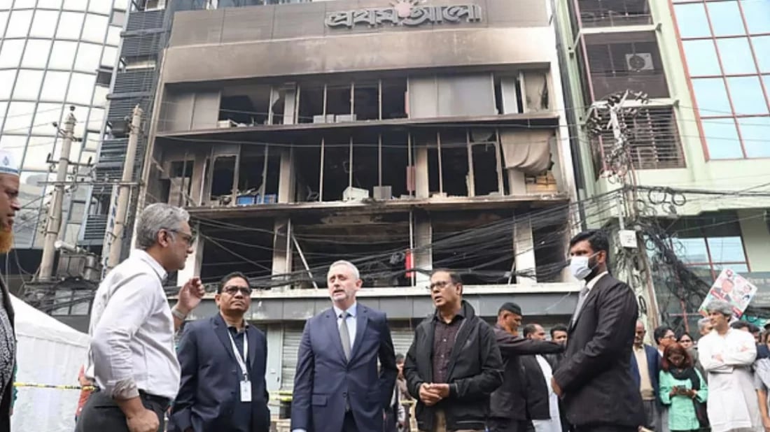 Attacks on Prothom Alo Daily Star direct blow to media freedom: EU ambassador