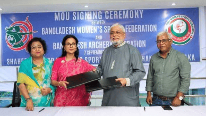Women sports body archery federation sign MoU for girls' archery t