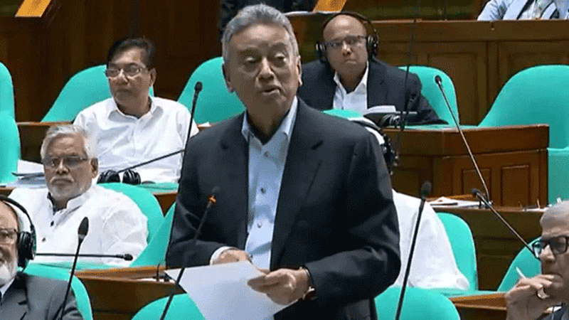 Finance Minister places revised budget, trimming public spending by Tk 2,000 crore