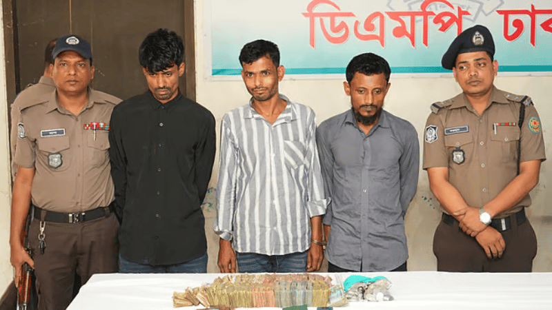 3 arrested over church robbery, 'father' tied up during heist