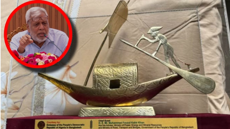 Energy Adviser deposits gifted boat in government treasury