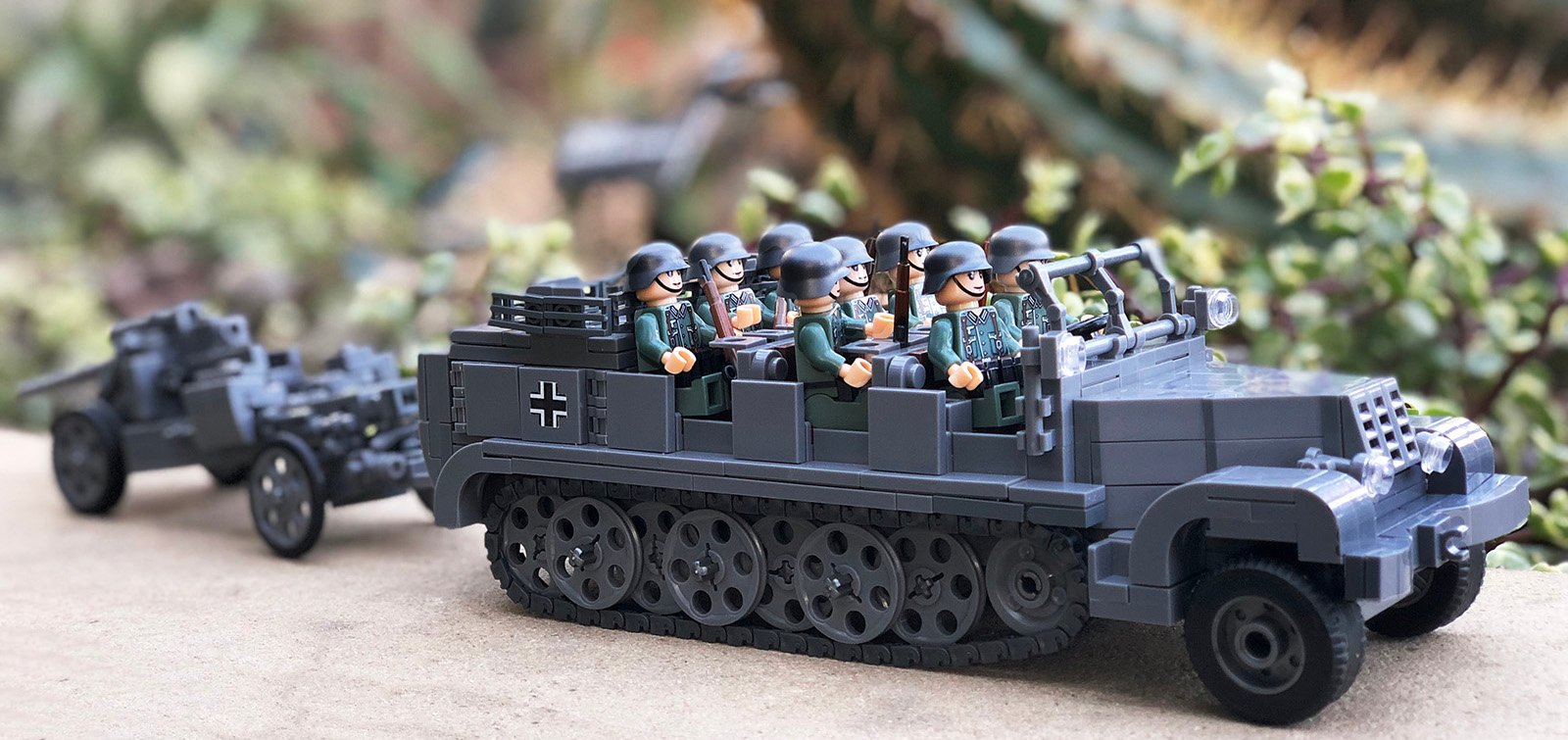 WW2 German Sd.Kfz.7 half-track -