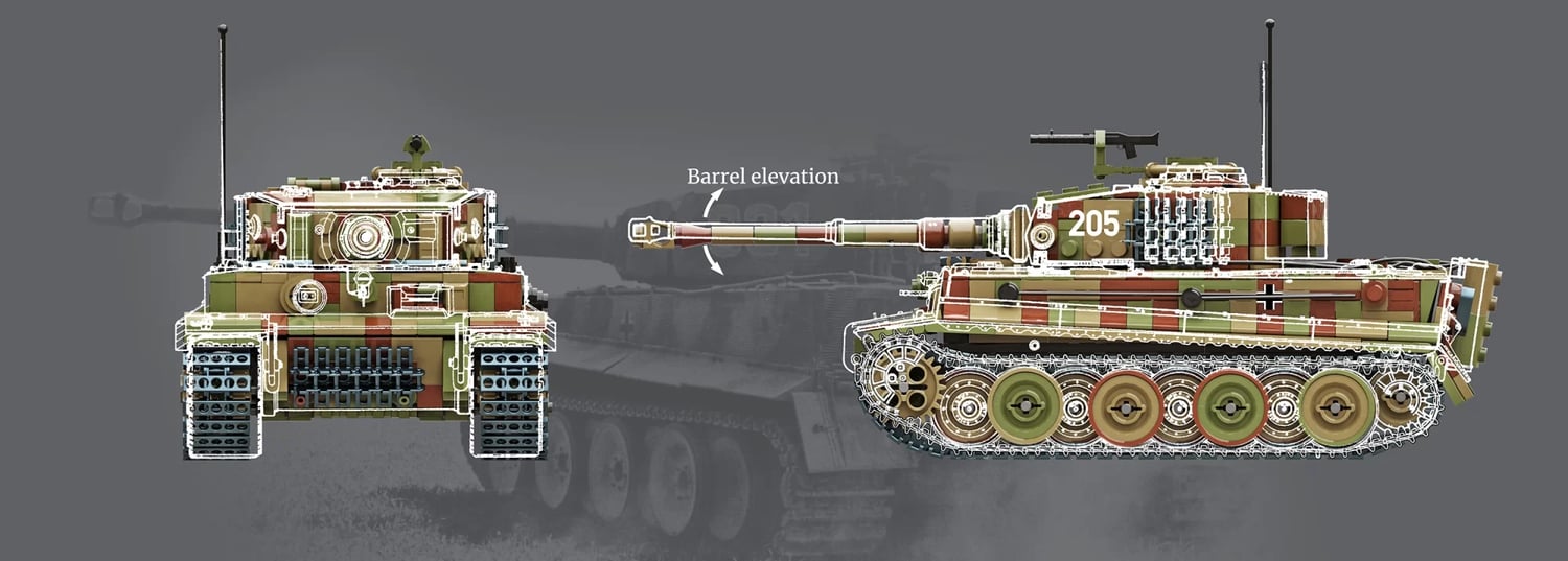 Buildarmy Leopard 2A6 - front angle
