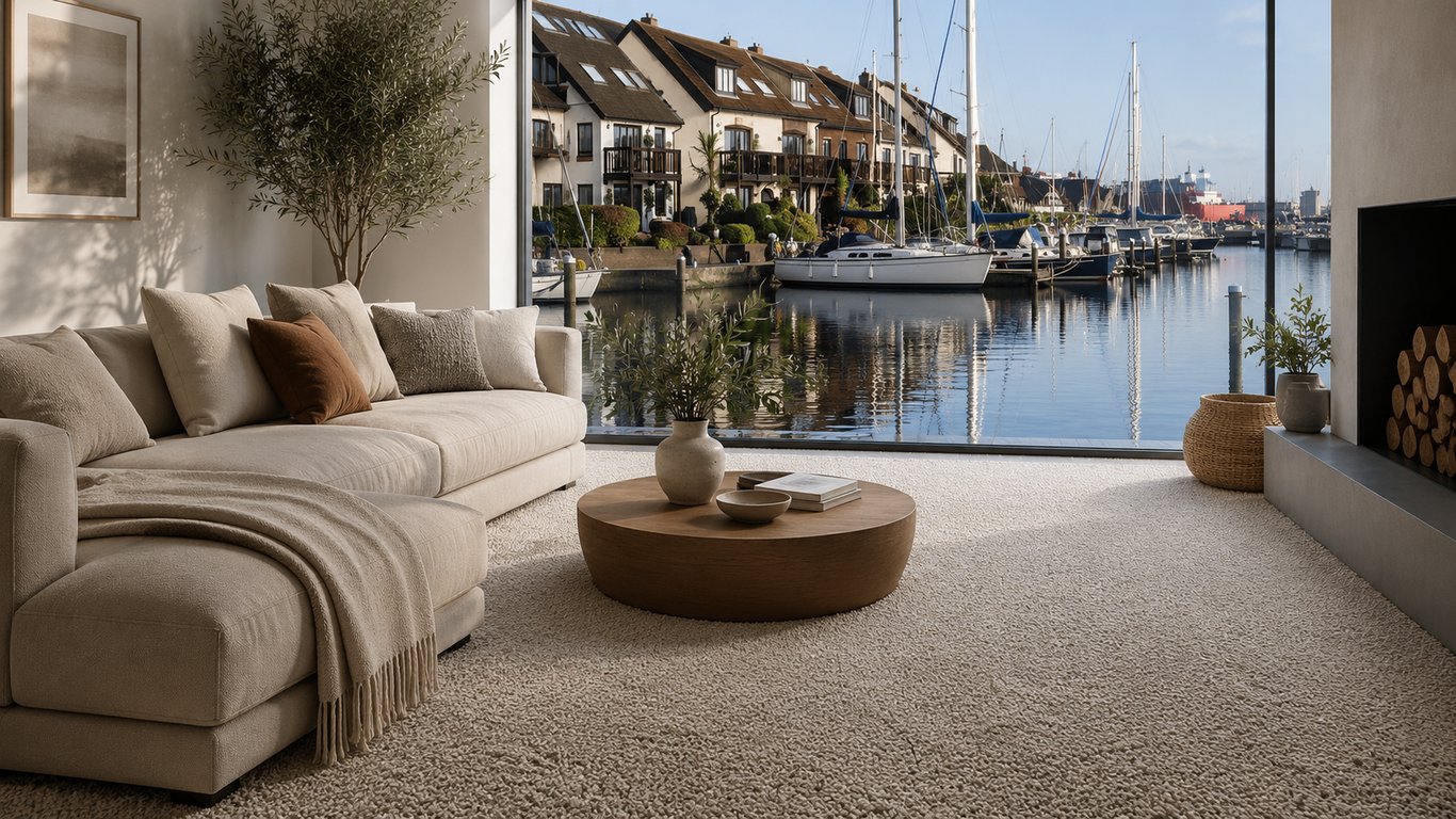 quality carpet in a residential home