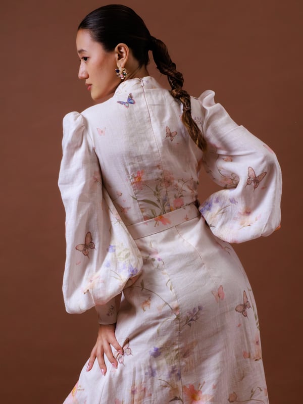 Rosewater Printed Midi 2