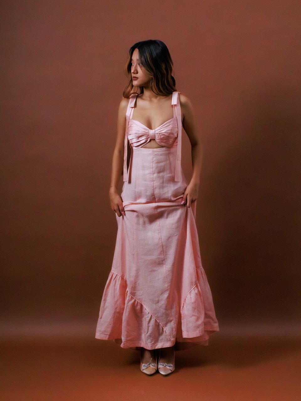 Rosewater Bow Maxi