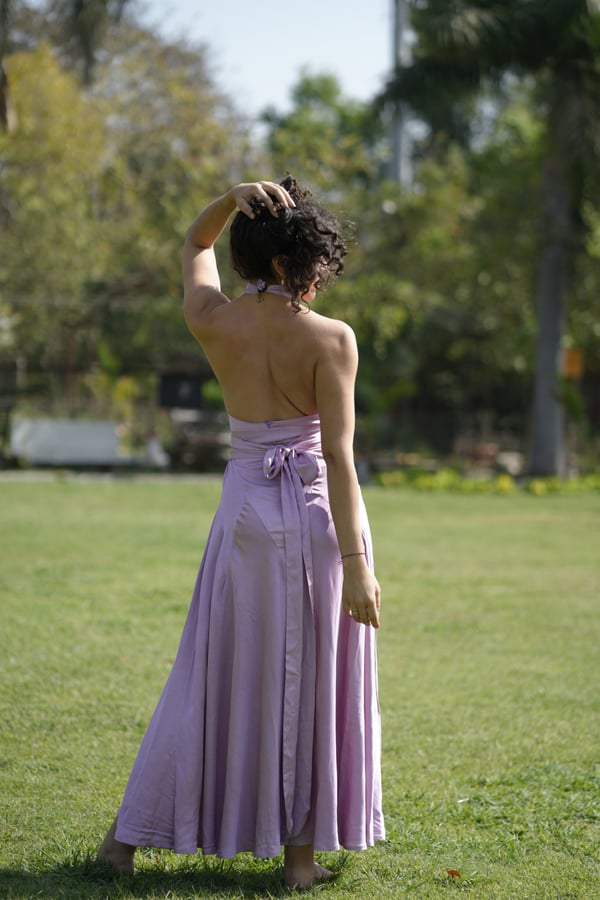 Lilac Halter Maxi 4