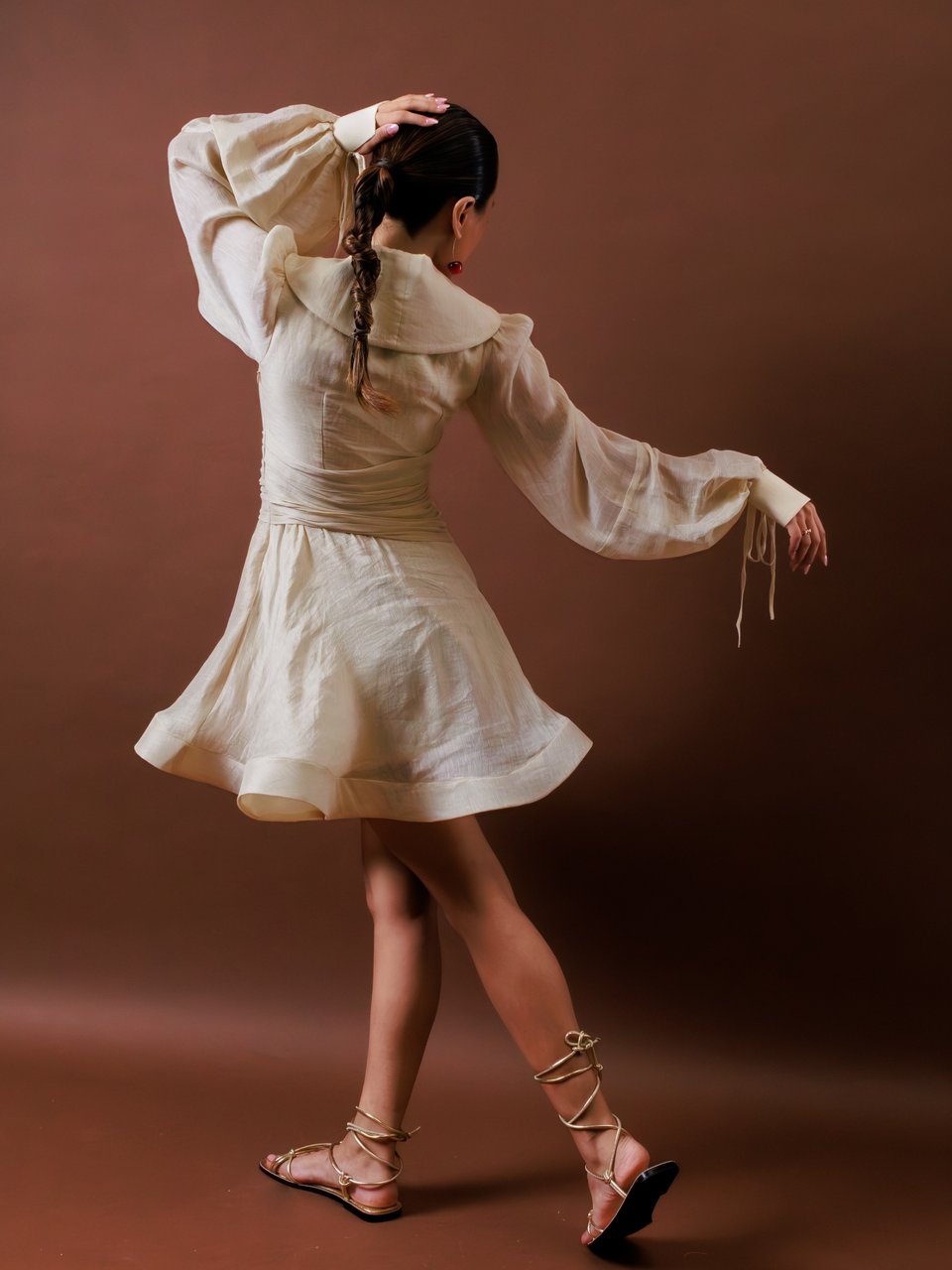 Sand Stone High Collar Mini
