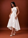 White Tie-Waist Midi Dress 1