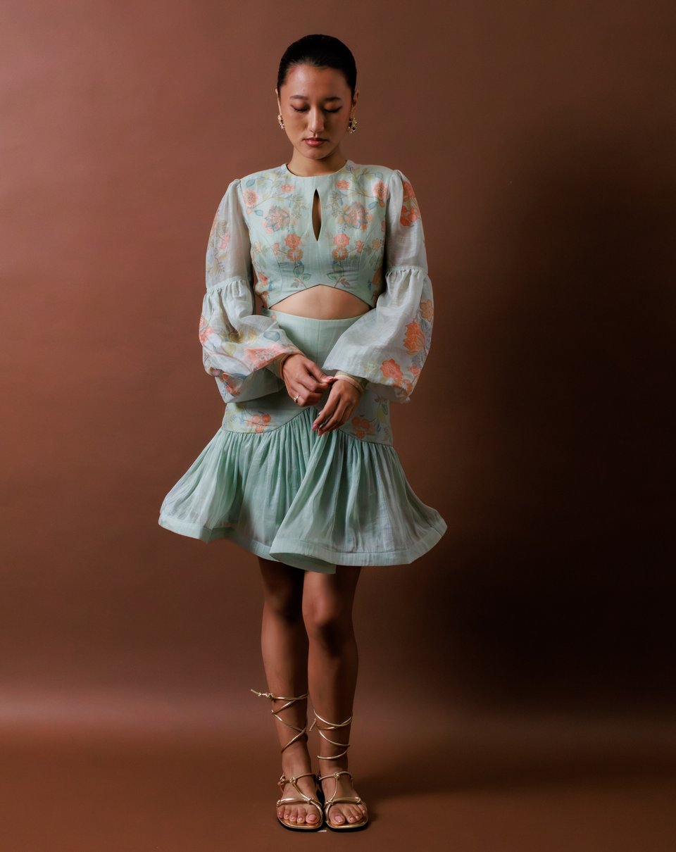 Celadon Cut-Out Mini
