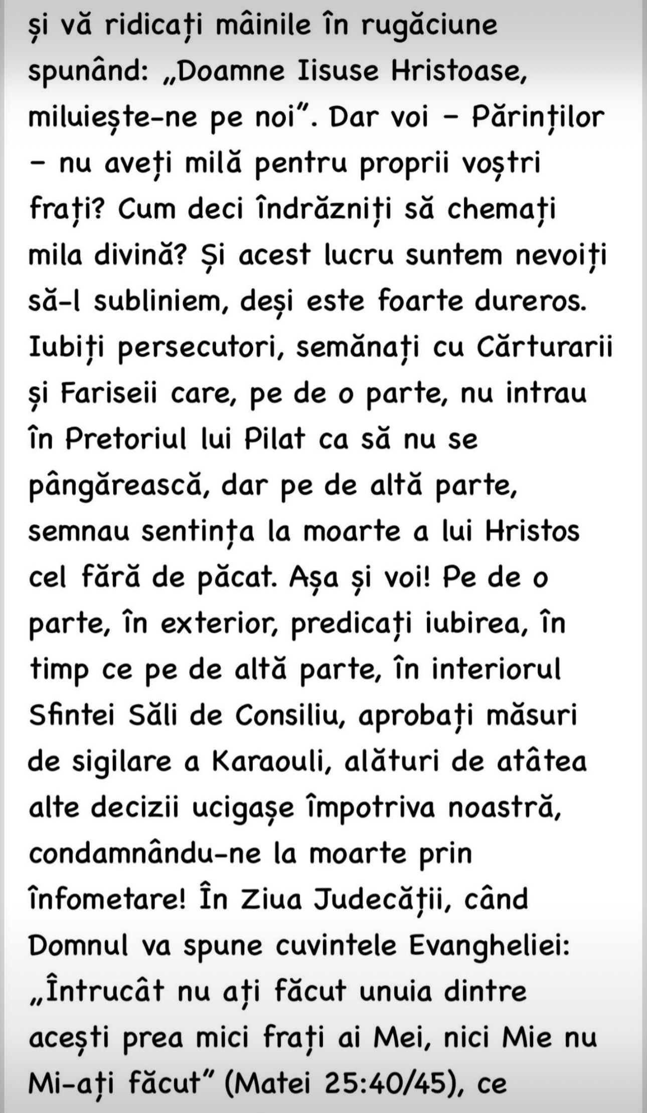 Scrisoare pagina V