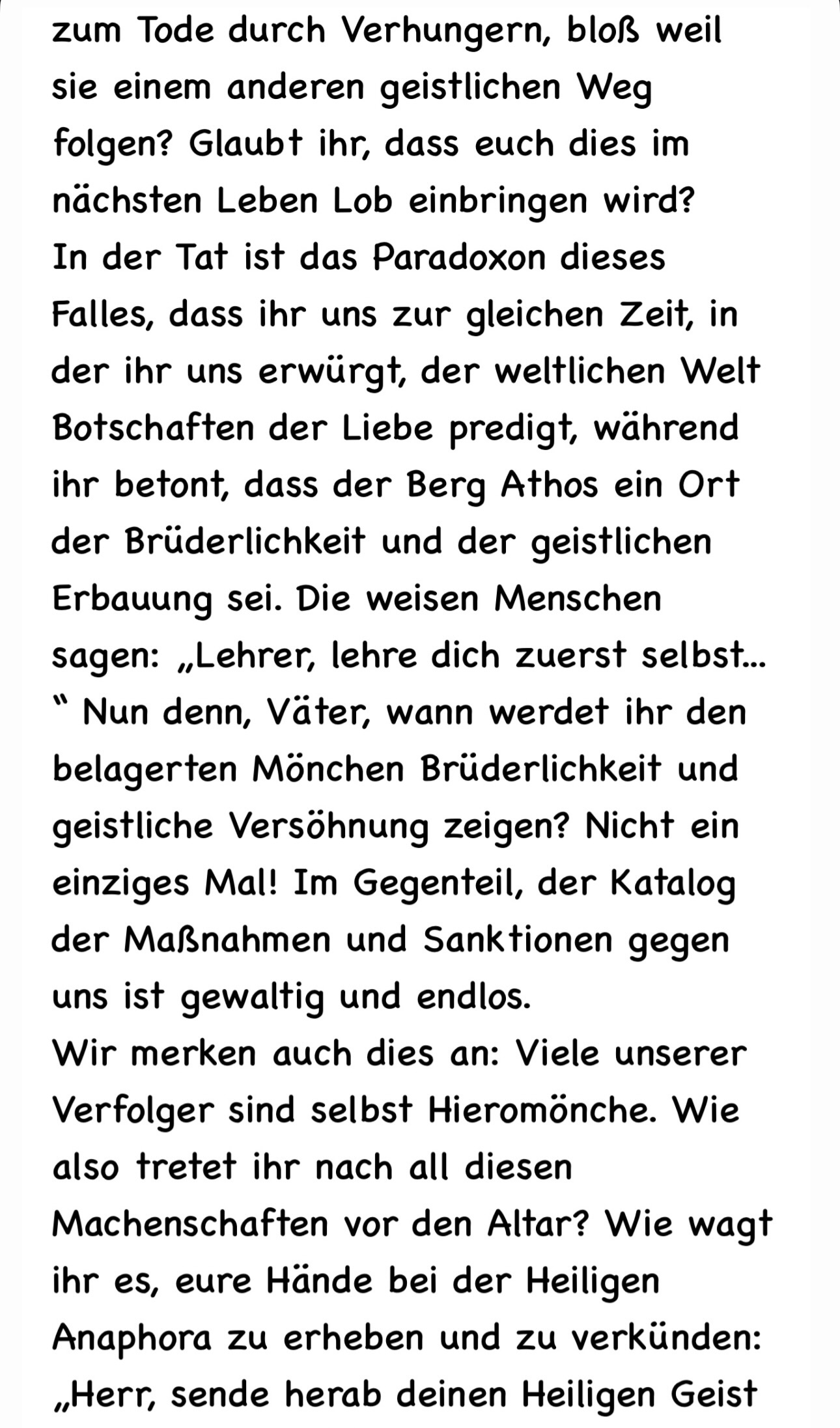 Brief Seite IV