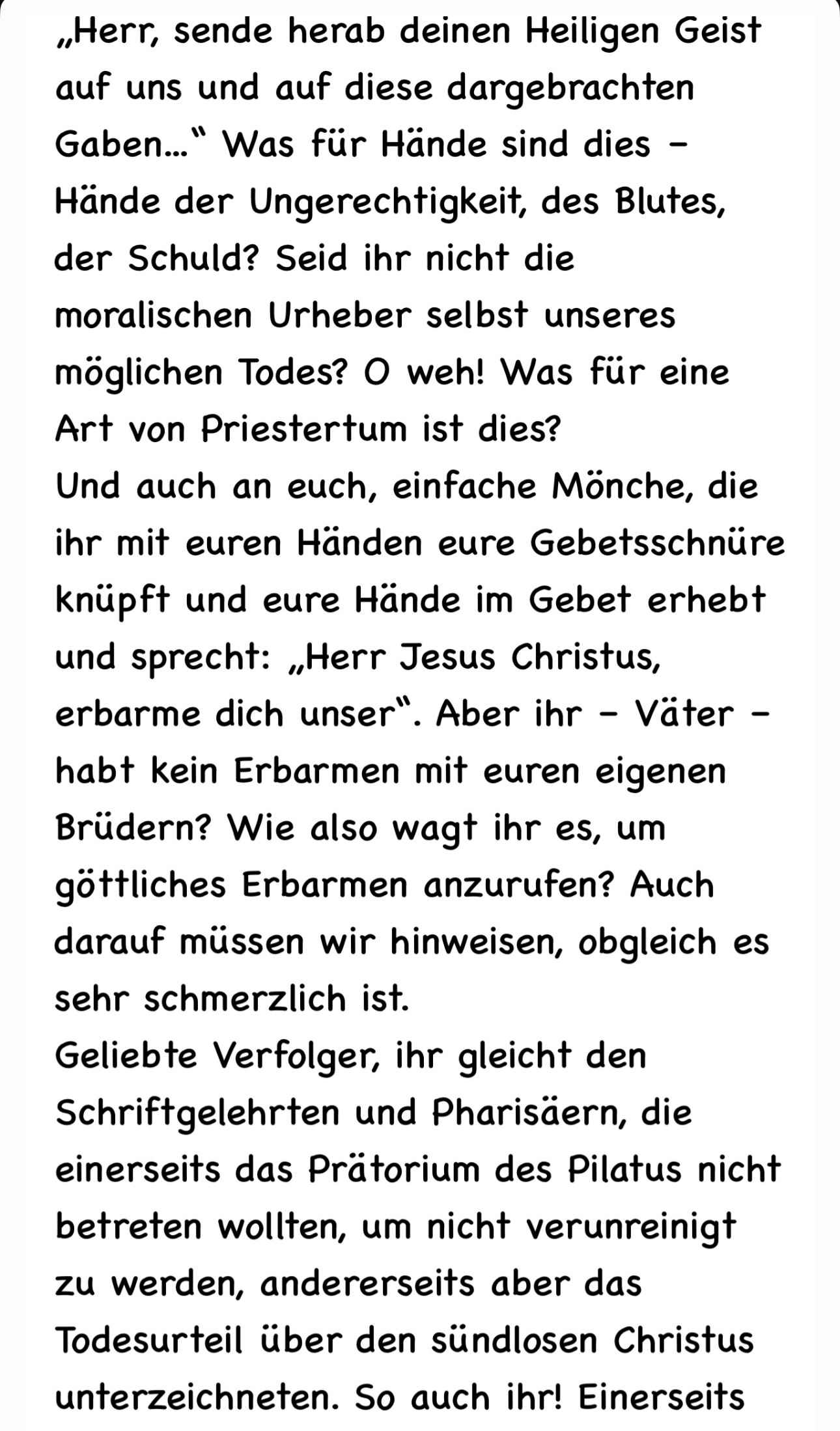 Brief Seite V