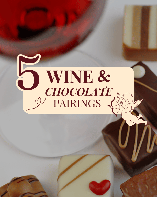 5 Wine Pairings with Chocolate for a Romantic Valentine's Date