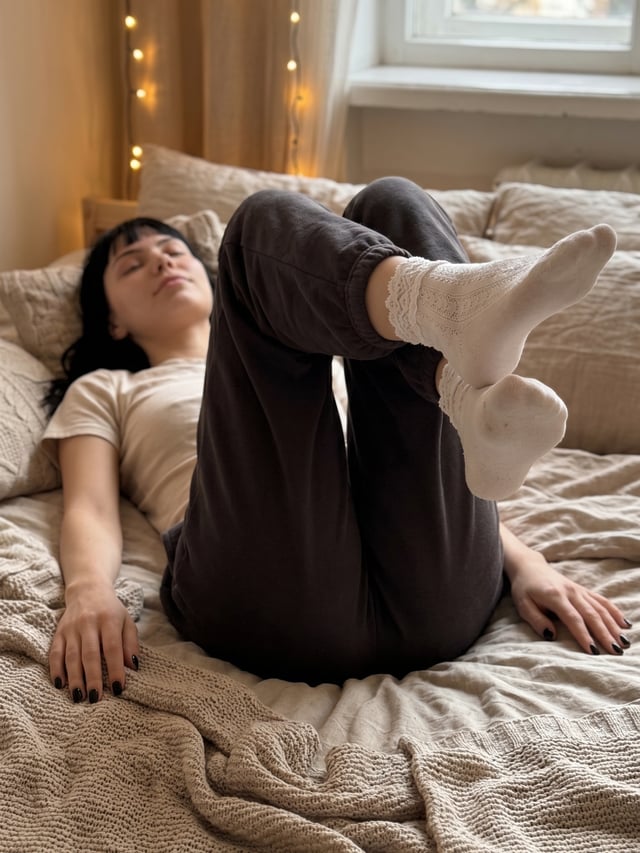 bed. legs up. staying here. 
#egirl #sockseason #bedroomaesthetic #altgirl #tumblrgirl #cozyoutfit #aesthetic #pinterestgirl