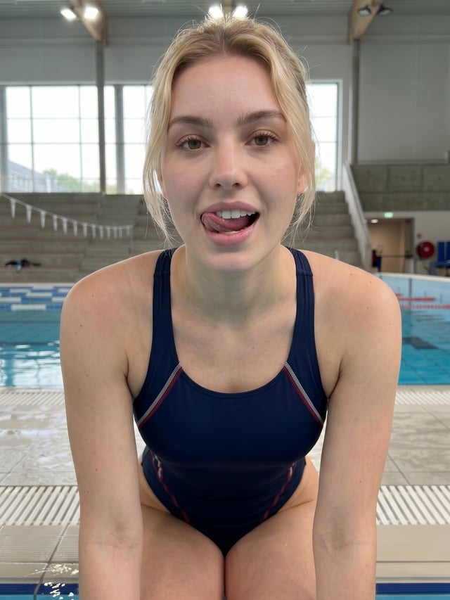 Daring at the pool #pool #german #swimming