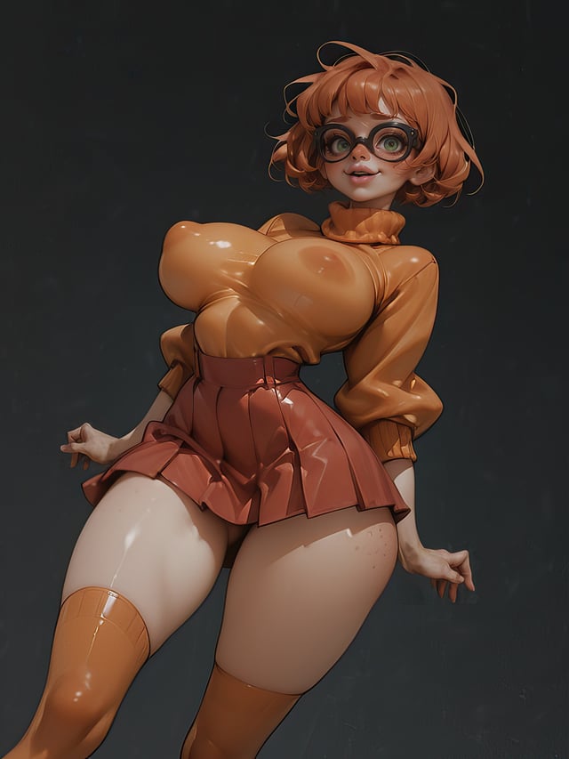 Velma Dinkley, from the Scooby-Doo animated series
