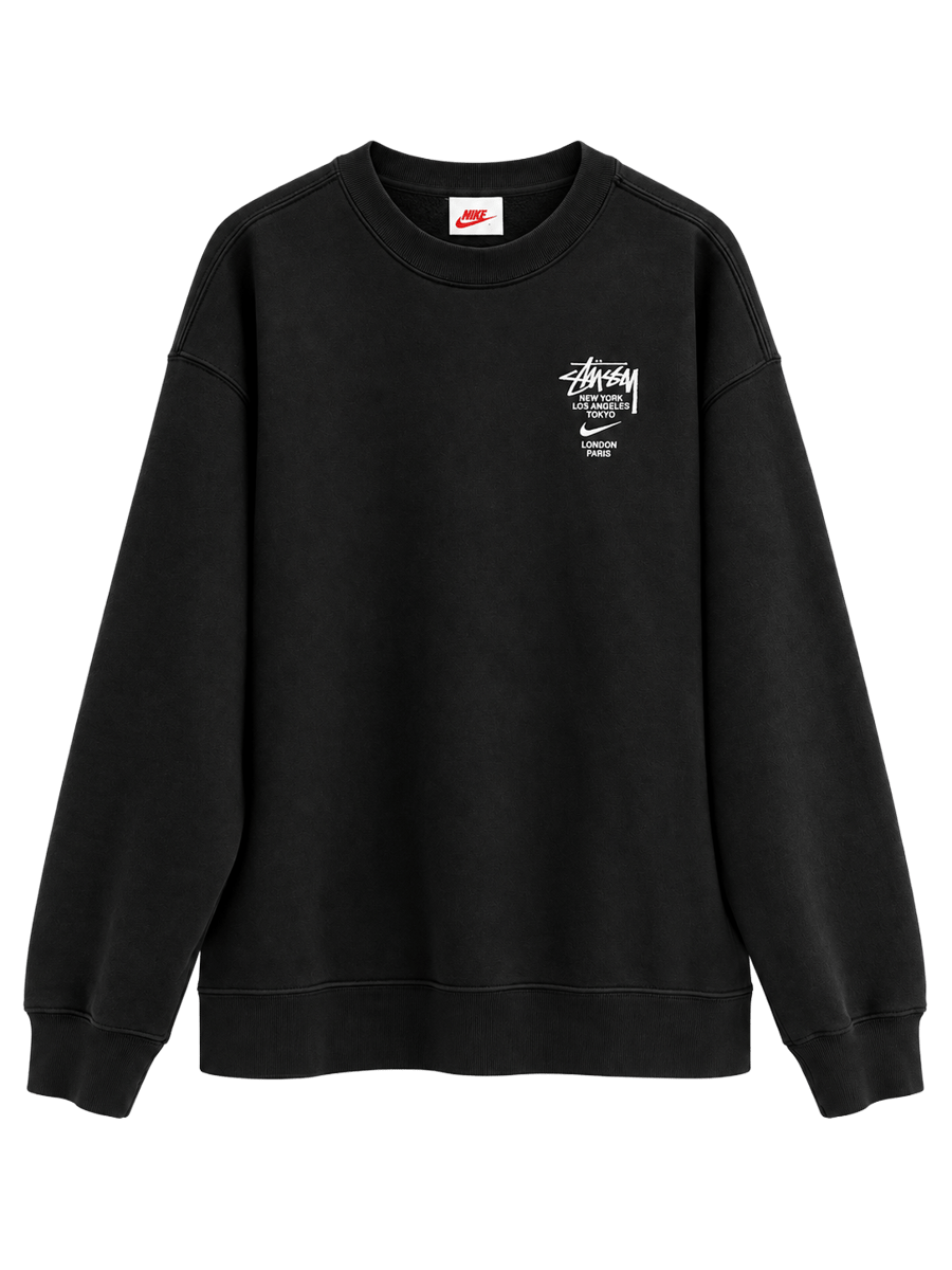Crewneck Nike x Stussy Black
