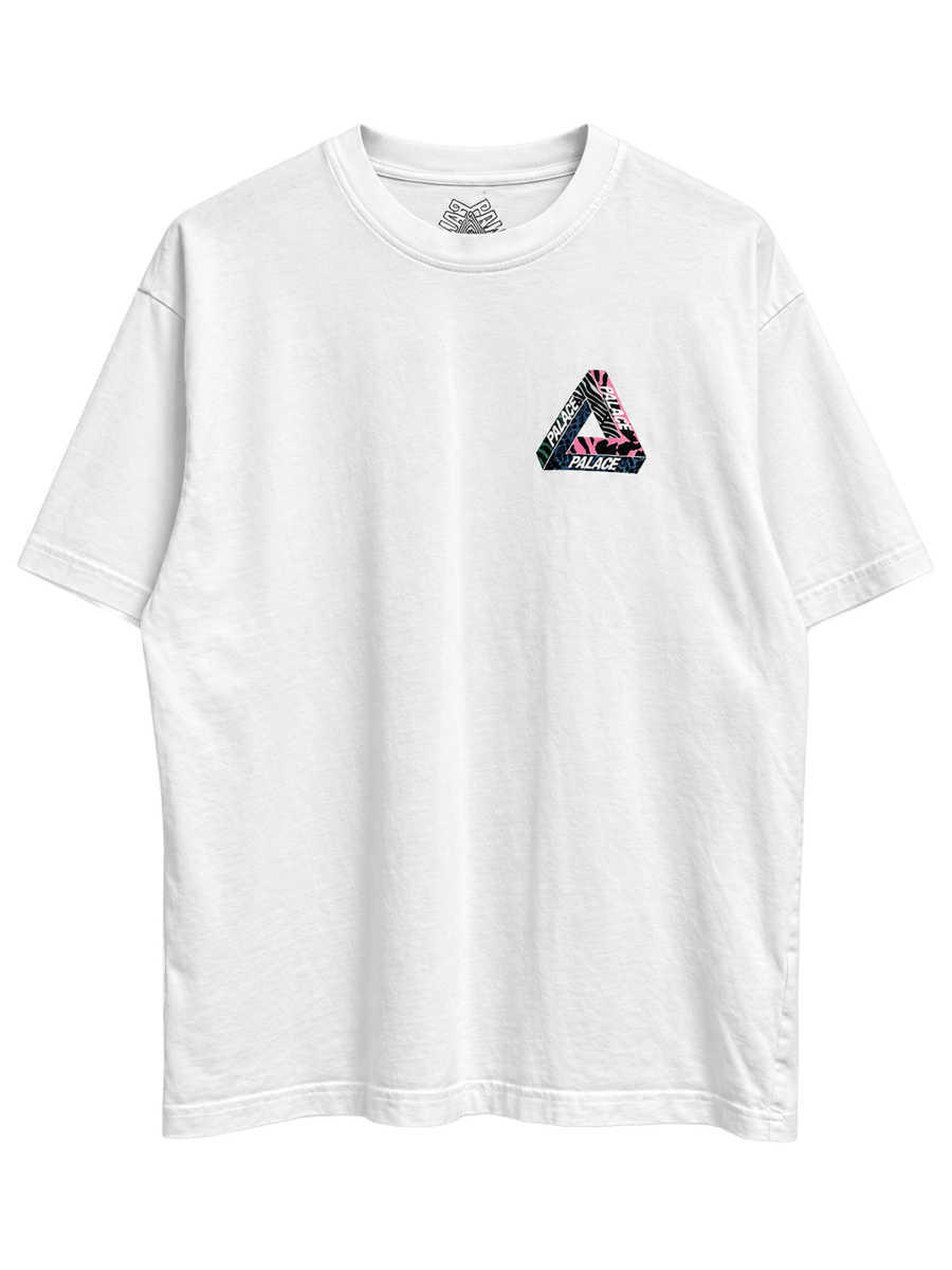 Palace Big Logo Color White Tee