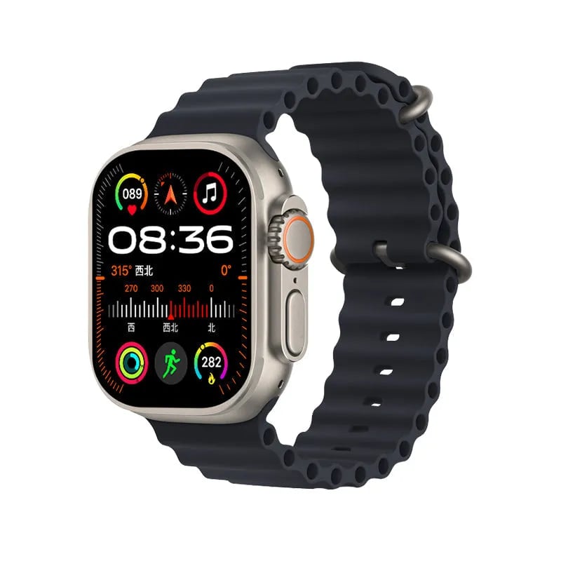 Smartwatch T900 Ultra 2 Bisel Plata