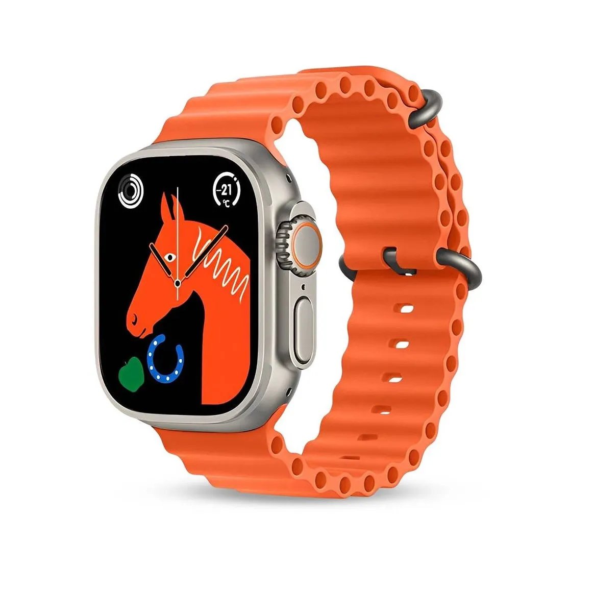 Smartwatch T900 Ultra 2 Bisel Plata