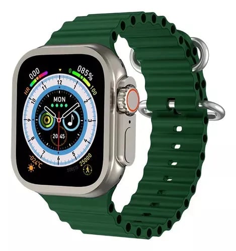 Smartwatch T900 Ultra 2 Bisel Plata