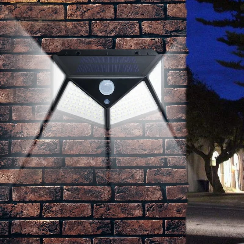 Foco LED Solar con Sensor de Movimiento 