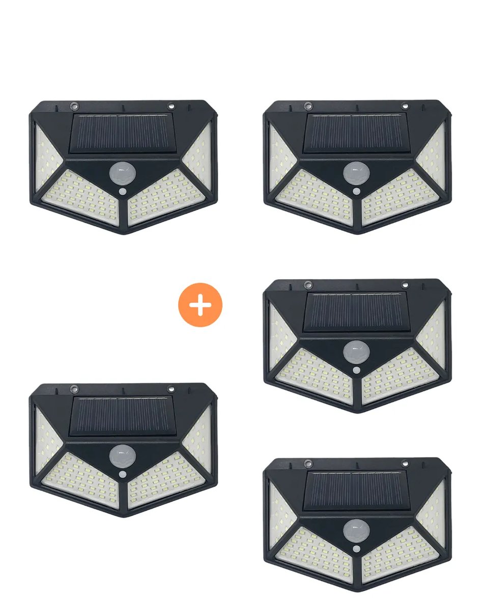 Foco LED Solar con Sensor de Movimiento 