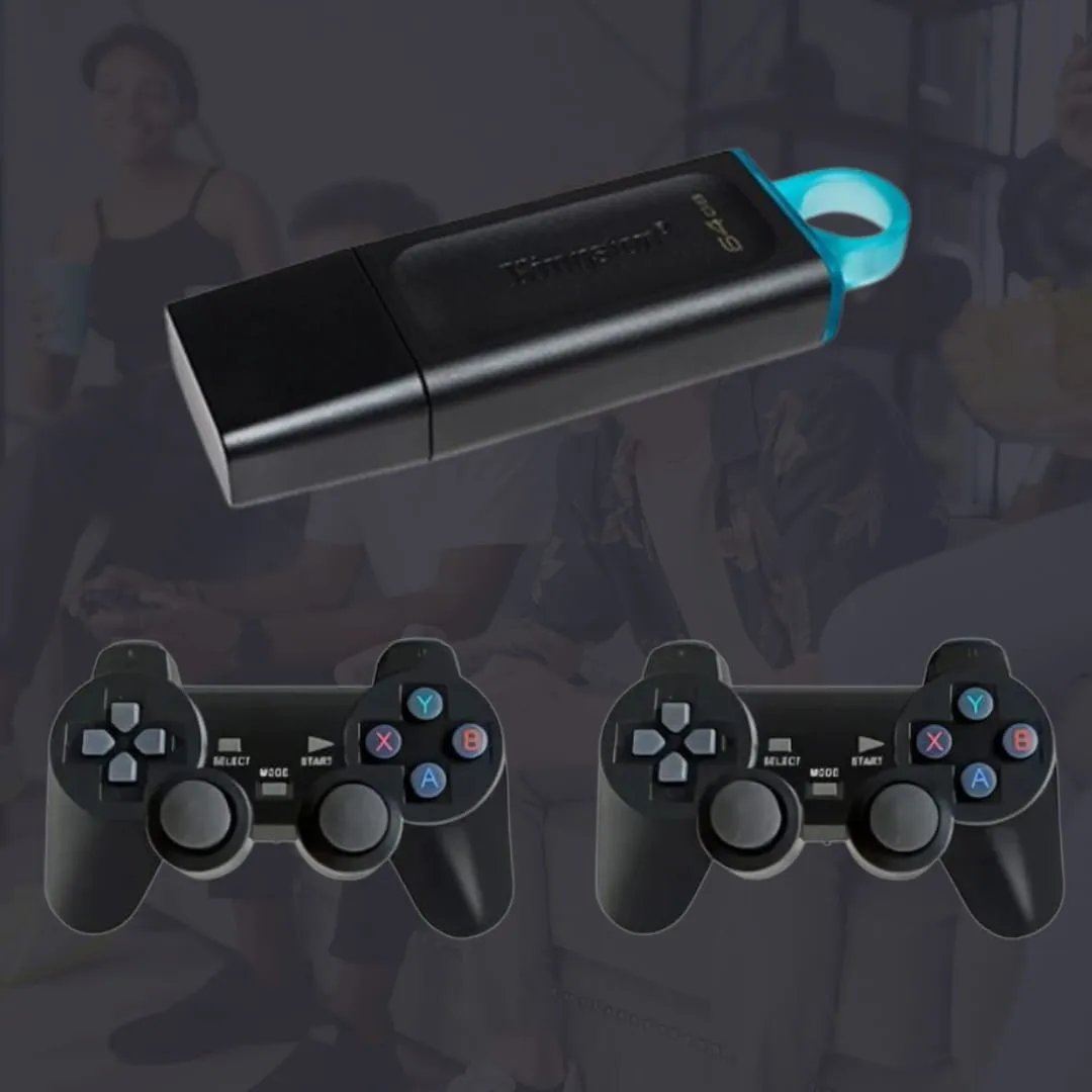 Pendrive Retro Gamer 64GB con +30.000 Juegos – Emuladores PSP, PS1, N64 y Dreamcast