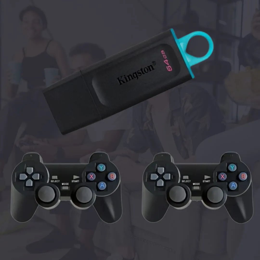 Pendrive Retro Gamer 64GB con +30.000 Juegos – Emuladores PSP, PS1, N64 y Dreamcast
