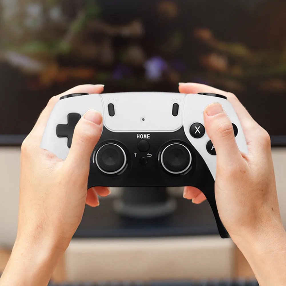 Mandos Inalámbricos Genéricos Estilo PS5 – Compatibles con PC, Android TV y Consolas Retro (GD10 PRO/X2 PLUS MAX/M15 Pro)