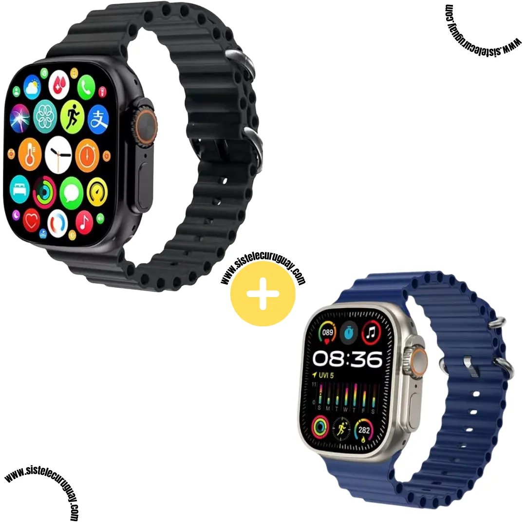 2 Smartwatch T900 Ultra 2 | Serie 9 con Llamadas, Salud, Música y Notificaciones Inteligentes